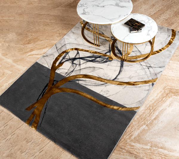 Contemporary Abstract Art Floor Rug (5 X 7.5 Feet)