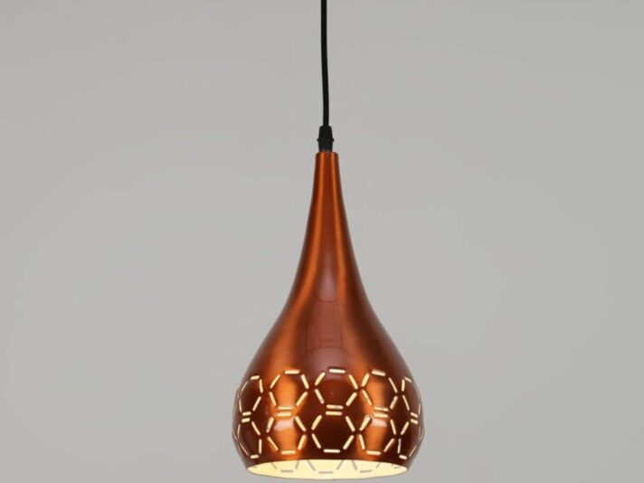 Aluminium Hanging Pendant Ceiling Lights Lamp Blue Color Cutting Shade