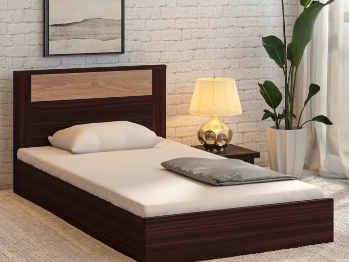 Takai Single Bed In Wenge Finish