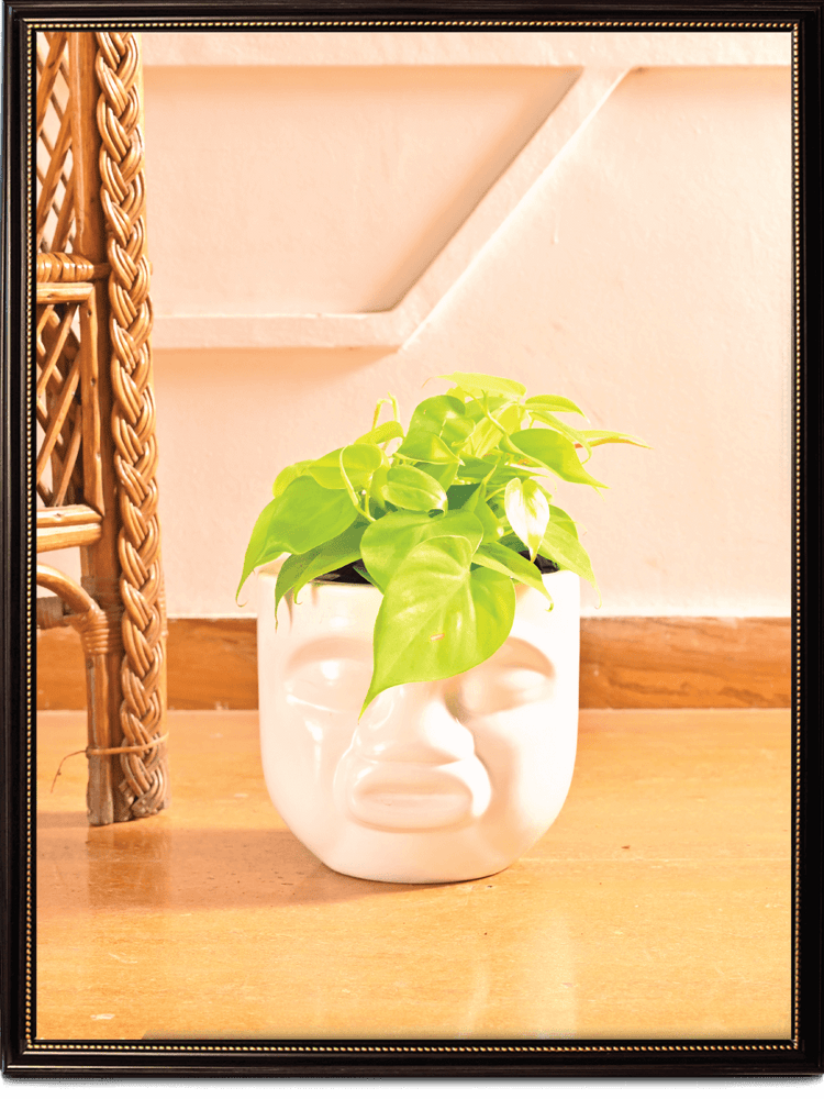 Unwavered Love - Kids Pout Face Ceramic Pot (7.9 Inch Width)